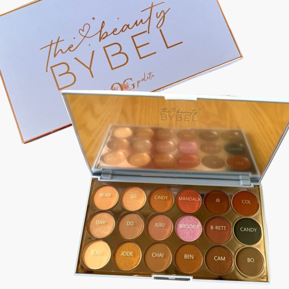 The Beauty Bybel OG Eyeshadow Palette 18 Color Neutral Glam New In Box